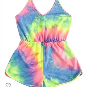 Tie dye romper